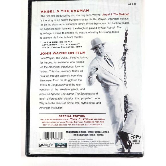 Angel and the Badman/John Wayne on Film (DVD, 1999) - Picture 2 of 6